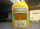اصفر أكسفورد نفخ كشك عصير الليمون PLT-063 3 M ديا / 4 M الارتفاع