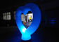 2.2 متر نفخ بالون ضوء شكل قلب للزينة الزفاف